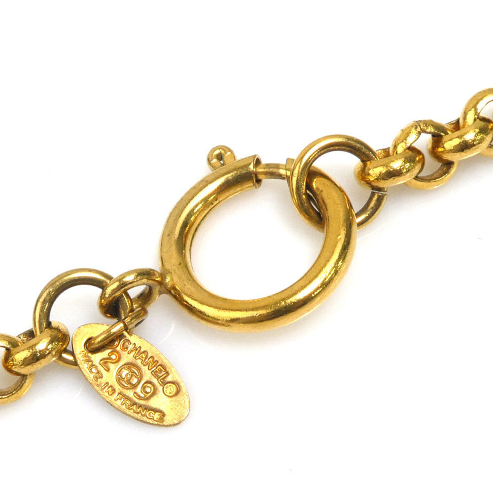 CHANEL Gold Logo Necklace - Picture 6 of 10
